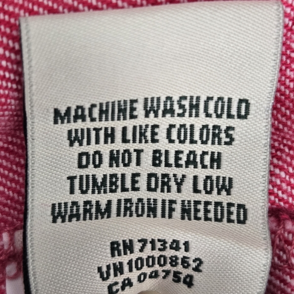 L.L. Bean Shorts Linen Cotton Blend Red Size 6 Like New - Picture 9 of 9